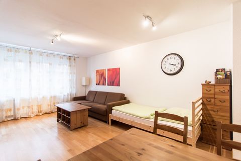 2 room apartment in Neuss with good transport connections and good shopping opportunities. The apartment is furnished to a high standard. The kitchen is a real highlight. There are 2 single beds in the bedroom. In the living room is a single bed and ...