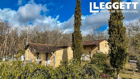 A11552 - The property is in a quiet area, near the village of Le Coux, the Dordogne river and the tourist sites of the area. In a wooded environment you have two houses, a large swimming pool and land of about 8000 m2. The first house, single storey,...