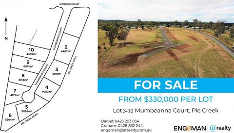 Lots 3 to 10 - Priced from $330,000 - 1 Acre Blocks - New Sub-Division - Private Cul-de-sac - Soft ridge with scenic views to distant hills. - Private Bitumen Cul-de-sac. - 6 min drive to Southside Gympie (Golf Club / Shopping Centre / Restaurant / S...