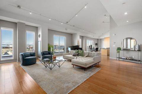 Sophistication meets grandeur when you enter this stunning 2,727 SF penthouse unit. Custom designed, this home boasts 3 bedrooms including 2 en-suites, 3 full baths and 2 premiere side by side garage spots next to elevator. 15-foot vaulted ceilings c...