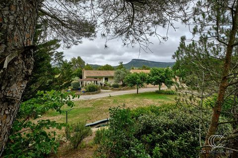 Beautiful house on a plot of 3000m2 full of charm, in a natural setting. The house consists of several parts: The right wing of the house is an architect villa of 150m2, with large living room / kitchen surrounded by 3 terraces, one of which offers a...