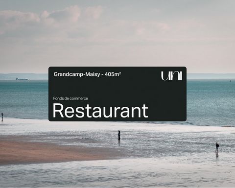New property! Business + Housing of 75m2 adjoining the restaurant. Location: GRANDCAMP-MAISY - facing the port - 100m from the beach - 10min from Isigny Discover the property through the words of the owner: '100 metres from the beach, this 150-seat r...