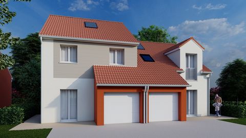 6 km from Cabourg, in the charming seaside resort of Merville Franceville Place, we invite you to discover LES HAUTS DU COLOMBIER and the ACAJOU model (ref D1). With a surface of 80.45m2, it has 3 bedrooms and an enclosed garden of 234m2 and a garage...