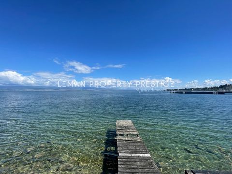 The LEMAN PROPERTY PRESTIGE agency offers you a contemporary villa project of approximately 180m2 with high-end services benefiting from an idyllic and RARE location in the port of Thonon offering PANORAMIC VIEW OF LAKE GENEVA in a green setting and ...