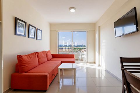 A rare chance to purchase a NEWLY RENOVATED 1 bed apartment on the third floor of an established complex with hotel style luxuries and excellent rental potential in Pernera - KAA115 The entrance leads into an open plan design of kitchen, living and d...