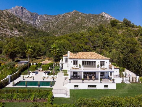 This Villa is an elegant luxury villa located in one of the most exclusive communities in Marbella. From an elevated position, this property enjoys the spectacular backdrop of the Sierra Blanca mountain range and to the front, the calm waters of the ...