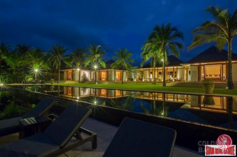 Spectacular six bedroom luxury beach front villa with 60m beach frontage at Natai Beach on 6,400 m2 (4 rai) with built up area of 600m2. Overlooking the Andaman Sea, it is unique in that it is one of the very few truly beach fronted private villas.Â ...