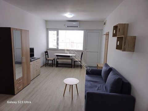 EXCLUSIVE! Imoti Tarnovgrad offers you a panoramic box of new construction near the Praktiker store. It consists of a spacious room divided into a bedroom, living room and kitchen area and a bathroom with toilet. The apartment is furnished and equipp...