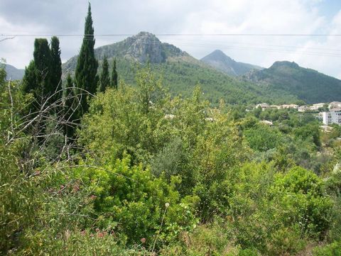 Parzelle mit 600 m2 in der Urbanisation Orbeta Alicante Costa Blanca wunderbar gelegen und fast flach Auf dieser Parzelle kann man ein Haus mit 150 m2 auf zwei Stockwerken bauen Wasser und Stromanschluss zur Straße hin verlegt Blick auf die Ortschaft...