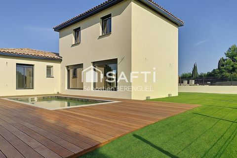 Pouzolles maison neuve T5, 134m², piscine, garage