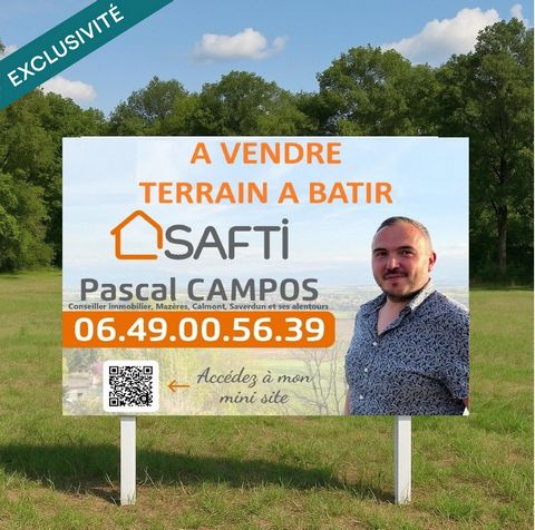 Terrain de 2972m² en partie constructible