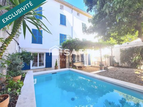 PIGNANS – Hôtel particulier d’exception de 300m2 au cœur du village avec jardin et piscine