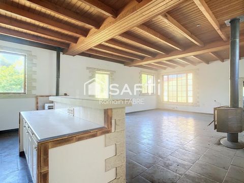 Maison de 112 m² avec trois chambres et belle parcelle de terrain