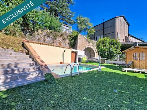 À vendre – Propriété de charme avec piscine, vue dégagée et terrain – Graissessac (34260) Maison 10 pièces – 230 m² habitables – Terrain de 3 000 m² env. – Revenus locatifs saisonniers : 30 000 €/an