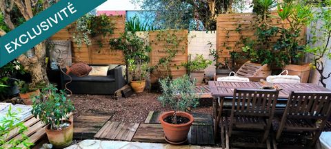 Saint Laurent du Var, les Rascas, grand deux pièces de 57m2 en rez de jardin de jardin avec 37.40m2 d'exterieur au calme absolu, plein sud.