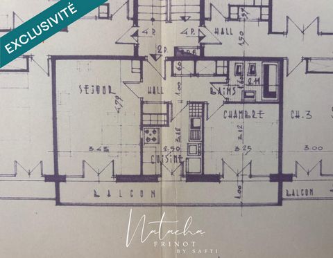 T2 lumineux avec balcon – Rafraîchissement à prévoir