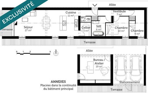 Ensemble de 2 maisons à Saint Etienne au mont