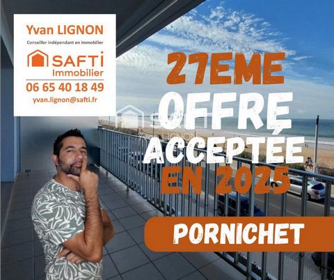 RARE À LA VENTE – APPARTEMENT FACE MER À PORNICHET