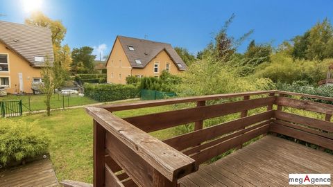 Maison de 4 pièces, terrasses, jardin, parkings.