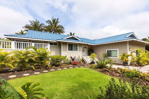 A rare offering in todays market; move in ready 4-bedroom, 2,087 square feet, 2.5 bath home with beautiful mature landscaping, complete privacy and nearly 700 square feet of garden and west facing lanai. The home is ideal for future expansion as well...