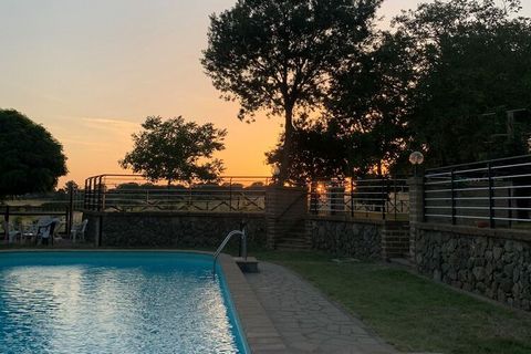 This holiday home is an ideal destination for those who want to spend their holidays in peace surrounded by nature. The farmhouse is located in the Tuscia hills: an area rich in history, nature and art. The beautiful region also offers numerous beaut...