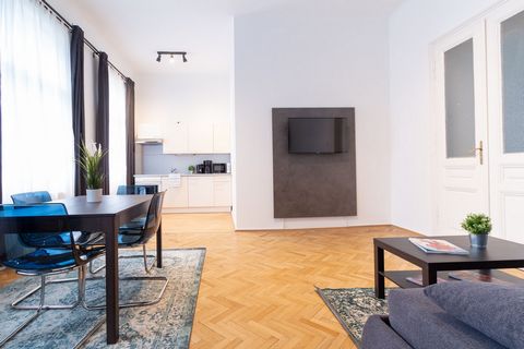 The apartment is located close to the famous Viennese Shopping Mile 