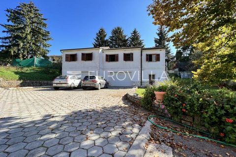 For sale is a beautiful and functional residential and commercial house located in Cerovlje, Pazin, in a quiet location not far from the main road. The house has an area of 240 m2, consists of a ground floor and an upper floor, and is located on a pl...