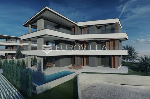 Pag, Novalja, NOVOGRADNJA, two luxurious urban villas built and designed according to the highest standards as part of the closed ORANGE RESORT. Top location, beautiful open view towards the sea. Moving in summer 2024. Apartment S1 Z2 - four-room apa...
