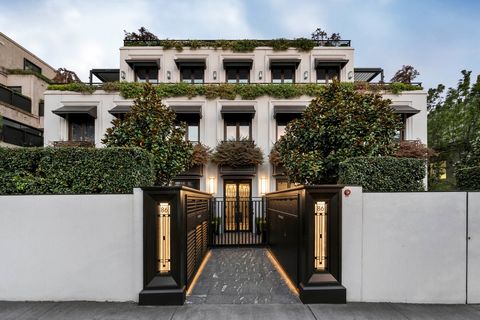 Inspect Strictly By Private Appointment With inspiration drawn from both Parisian and New York architecture, a brilliant collaboration by Rob Mills, SJB Interiors and Paul Bangay Garden Design has created this magnificent penthouse spanning over 700s...