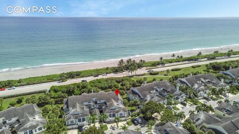 Beautiful New Floors Throughout! This Remodeled End Unit is All On One Floor & Steps to Jupiter Beach!! This Gorgeous Beachfront Community Has 24/7 Manned Gate & Private Beach Access! Some Features Include 2 Bedrooms, New Roof Assessment Paid , 2 Ful...