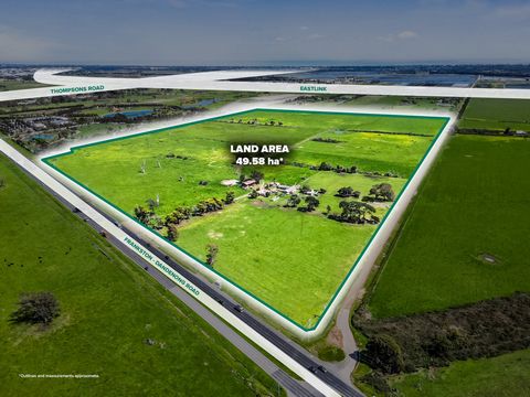 Cameron proudly presents this expansive 49.58-hectare (123.95-acre) property for sale via Expression of Interest. This is a rare chance to secure a strategically located site, perfectly positioned near Dandenong's thriving industrial precinct. With c...