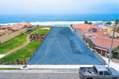 ABOUT THE LOT It is one of the few oceanfront lots left available for sale in the southern Rosarito area. This lot is located on the north side of Mision Viejo, a gated & secured community just half a mile south of the iconic Rosarito sand dunes. The...