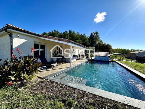 Maison plain-pied avec piscine 5 chambres et jardin