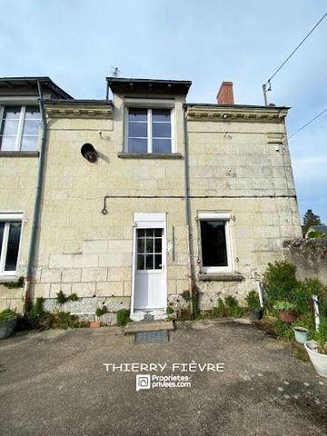 A VENDRE - 37420 BEAUMONT EN VÉRON - Thierry FIÈVRE vous propose : dans un environnement calme proche de Chinon et d'Avoine et du CNPE, une maison ancienne lumineuse (exposée Sud ) de 135 m2 habitables (3 chambres) sur un terrain clos de 1084 m2 avec...