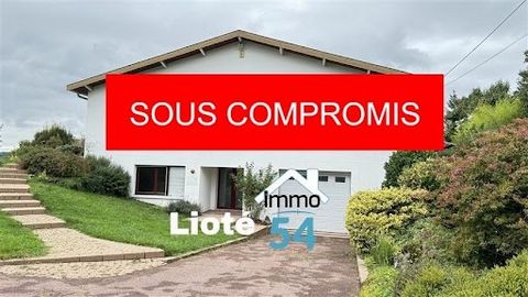 Bayon (54290) Grande maison sur sous-sol En exclusivité, Sandrine Lioté vous propose à Bayon même, ce grand pavillon de 145 m² habitables avec vue imprenable sur le village et terrain de plus de 2001 m² Découvrez ce pavillon spacieux et lumineux de 1...