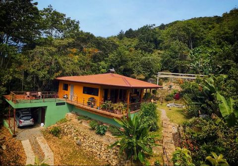 Turn-Key Mountain Retreat Home with Guesthouse and Airbnb Potential Discover serenity in this exquisite 2-bedroom, 2-bathroom home near Chirripo, offering breathtaking mountain and virgin jungle views. This property boasts many features, including a ...