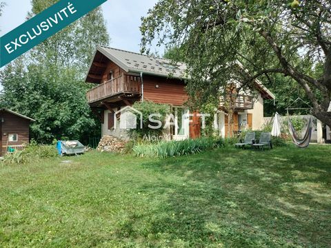 Maison de 98m² sur 2 niveaux avec terrasse d'été , abri de jardin,sur 1500m² de terrain