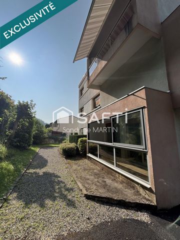 Appart T3 RDC surélevé, 72m2, cave et parking.