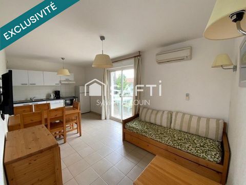 Appartement F2, bord de mer, parking