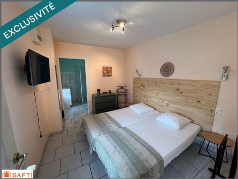 PETIT IMMEUBLE DE RAPPORT, 5 APPARTEMENTS F1 MEUBLES,