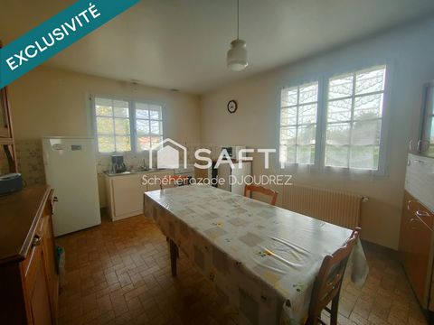 MAISON DE 82 m² AVEC SOUS-SOL - 4 PIECES - GARAGE- 850M² DE TERRAIN