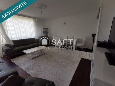 Grand T4 en duplex, vue imprenable sur Melun, sans vis-à-vis, box, cellier et cave.