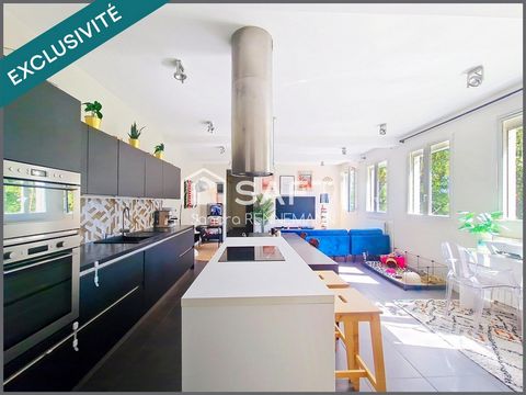 MAGNIFIQUE 3/4P LUMINEUX ESPRIT LOFT ENTOURE DE VERDURE