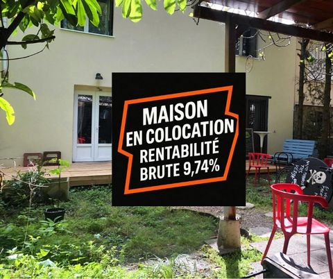 Maison : 10 pièces avec jardin, rendement de 9,74 %