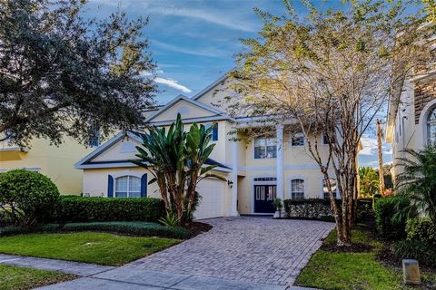 With spectacular sweeping views of the 6th, 7th and 8th holes of the signature Tom Watson golf course, this stunning residence is a FULLY FURNISHED 5 bedroom golf front property located in the highly desired HOMESTEAD neighborhood of the Reunion Reso...