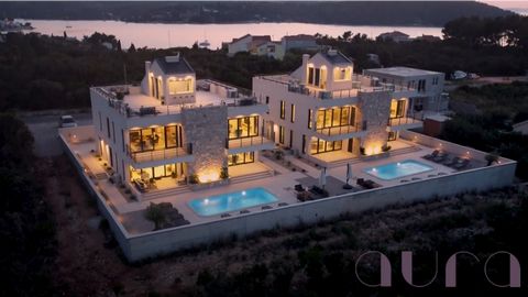 Villas-twins of Providence island Šolta- Nečujam We mediate the sale of two Villas on the island of Šolta, Nečujam. Both Villas are identically and built-in 2021, each containing four luxury apartments that are fully equipped and furnished. All apart...