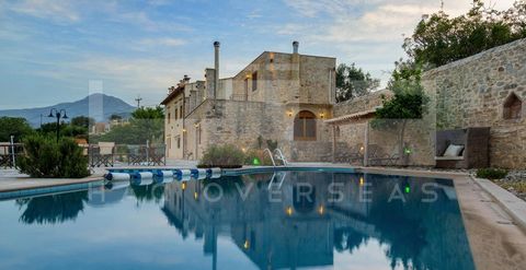 This fully renovated stone villa for sale in Rethymno Crete is located in the village of Zouridi. Currently is being used as an opulent hotel by its owners and can host up to 20 guests, within three autonomous units. Located only a short distance fro...