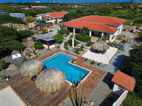 If you're someone who loves the great outdoors but still craves the vibrant energy of Noord or Oranjestad, this property is tailor-made for you. Nestled on the Property Land of two spacious lots, totaling 3569m2 (38,400 sq ft), this private oasis is ...