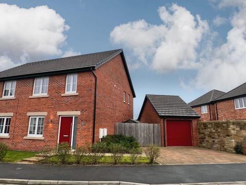 Built by Avant Homes to their 'Honiton' design is this spacious three bedroom semi detached property, occupying a pleasant corner position. This stylish property boasts high end fixtures and fittings throughout, and plenty of integrated storage; perf...