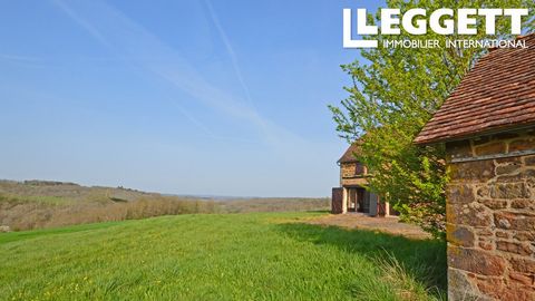 68568HD24 - This large hillside stone barn of pleasing proportions with breathtaking views across the valley and Chateau Hautefort in the distance has been comfortably restored and includes a detached cottage that has been reroofed but needs interior...